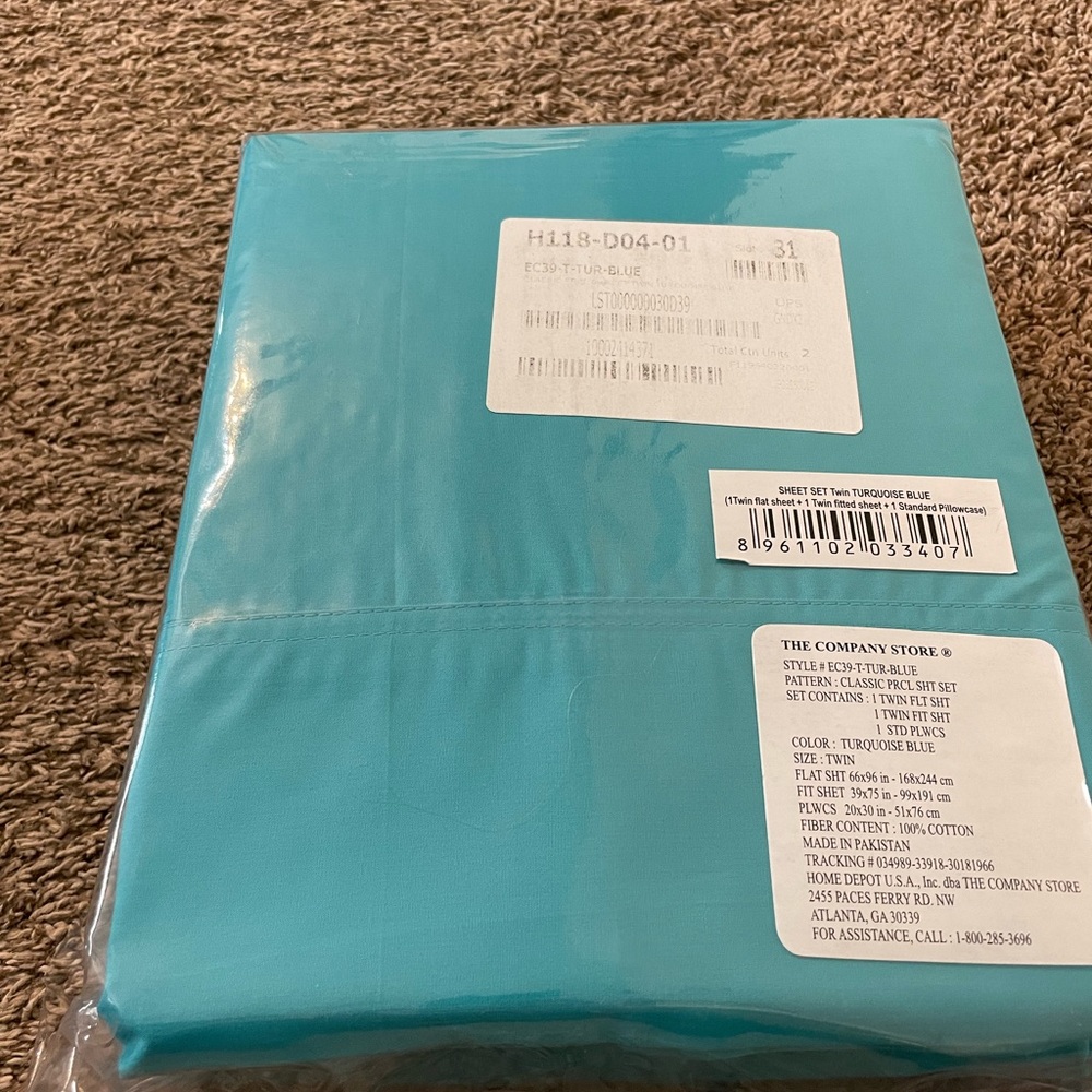 100% cotton sheets